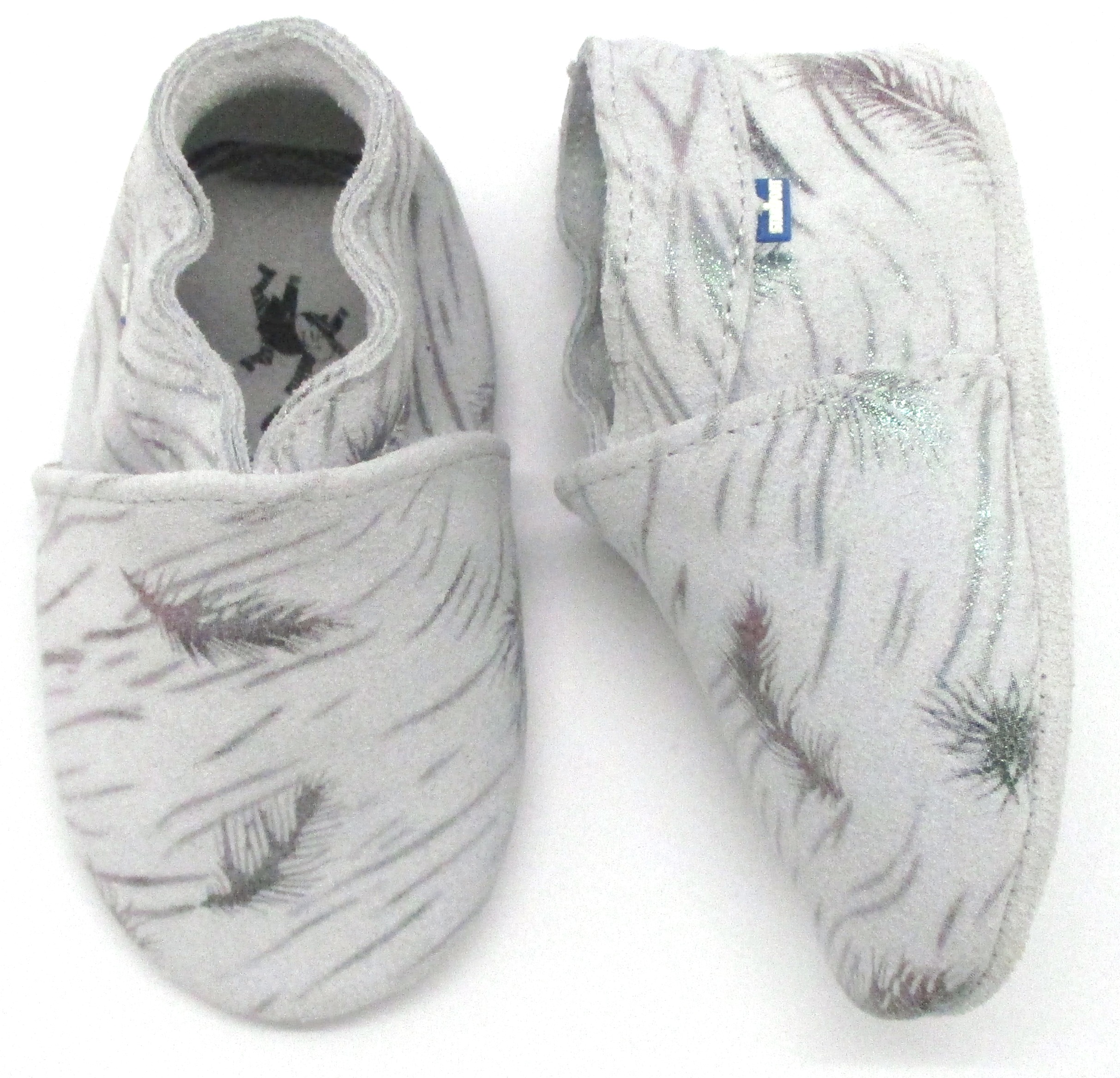 BABYSOFT 3001 GREY baby shoes featuring a soft, breathable design with an anti-slip sole, perfect for first steps.