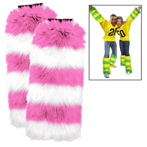 Main Leg Warmers 2 Pack Pink/White image