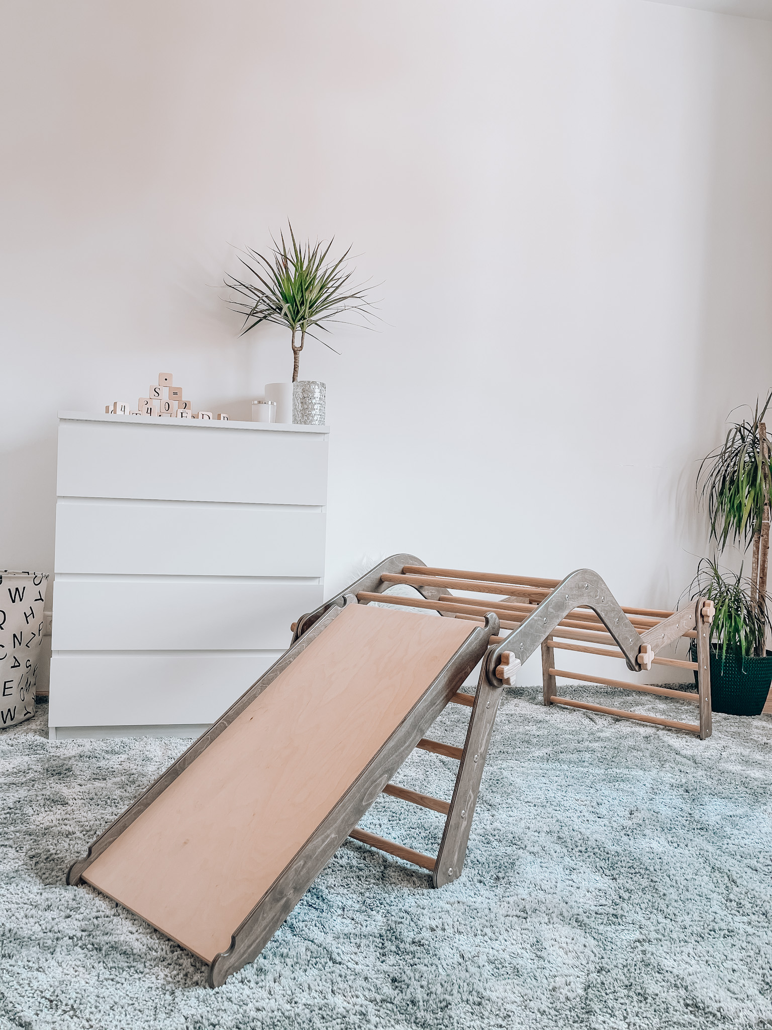 Brown Chipmunk Rock with slide, made of durable plywood, designed for children's play, featuring a rustic finish and safe edges.