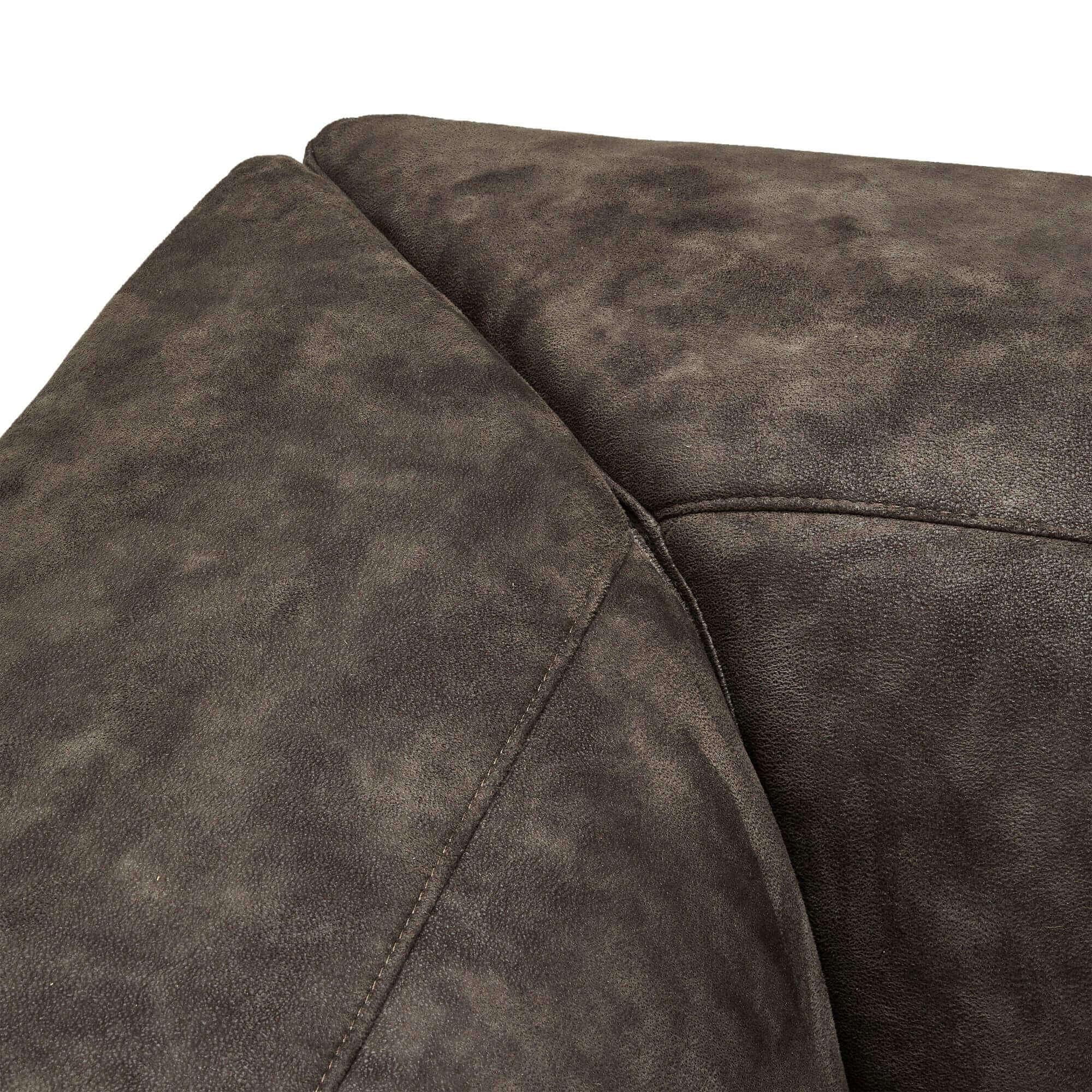 Elegant Alexa Brown Corner Sofa Module with soft padding and luxurious fabric, perfect for enhancing living spaces.