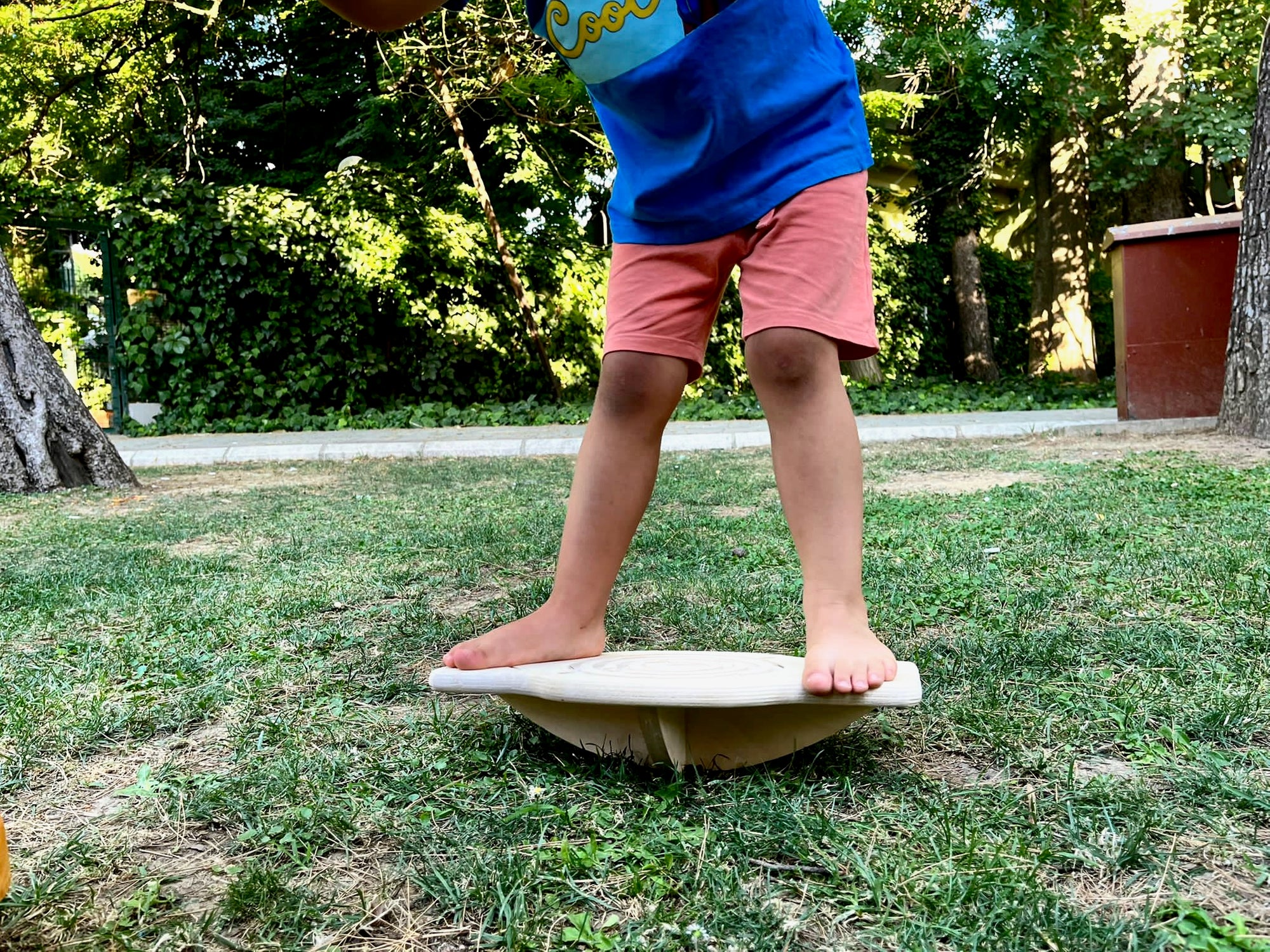 Maze Wooden Balance Board designed for core strength and balance training, featuring a smooth surface and durable wooden construction.