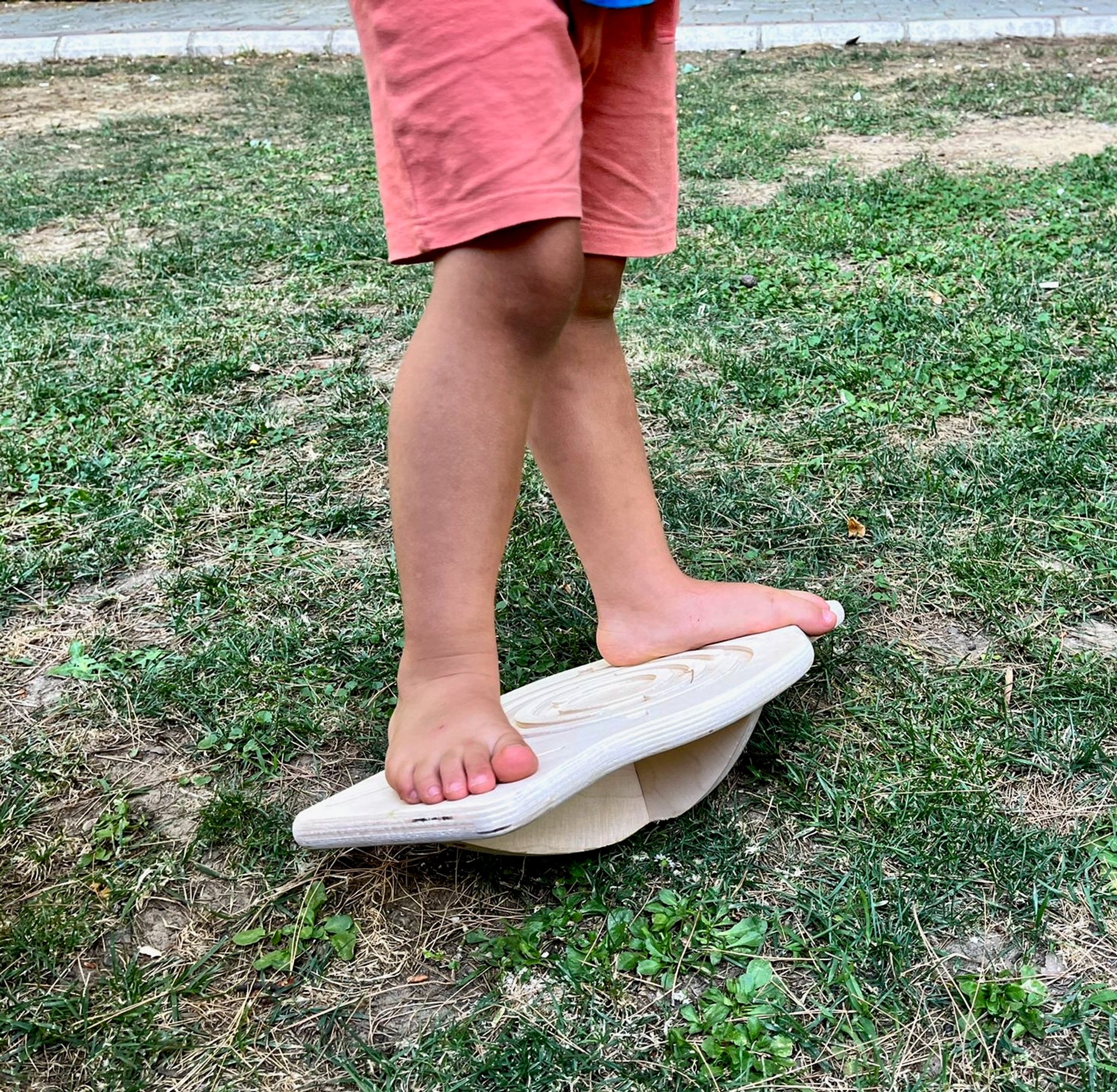 Maze Wooden Balance Board designed for core strength and balance training, featuring a smooth surface and durable wooden construction.