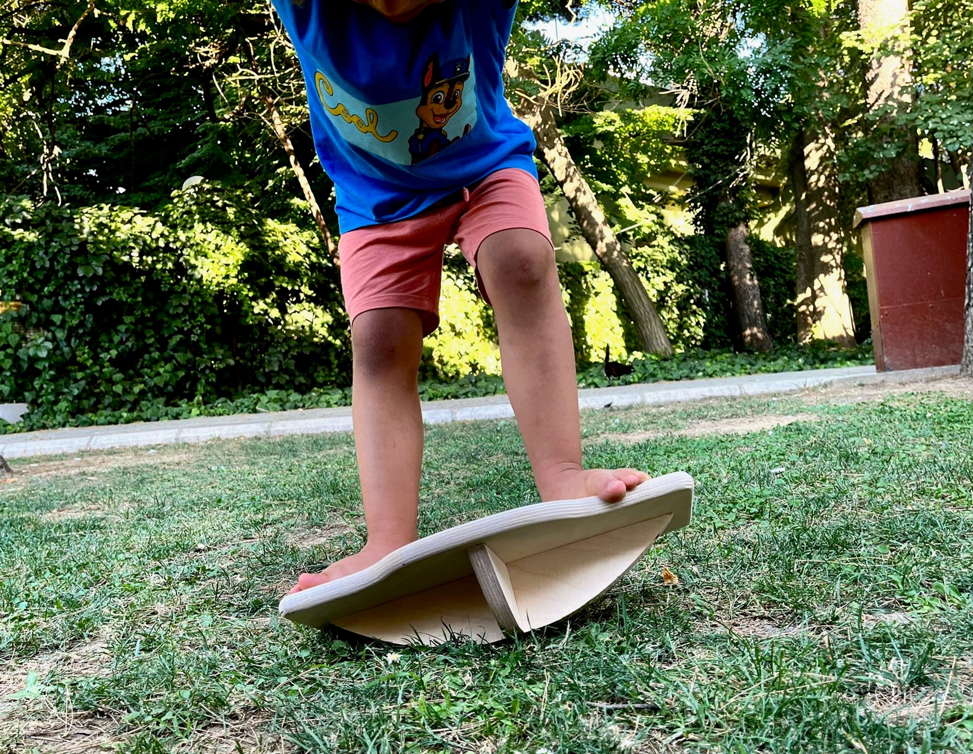 Maze Wooden Balance Board designed for core strength and balance training, featuring a smooth surface and durable wooden construction.