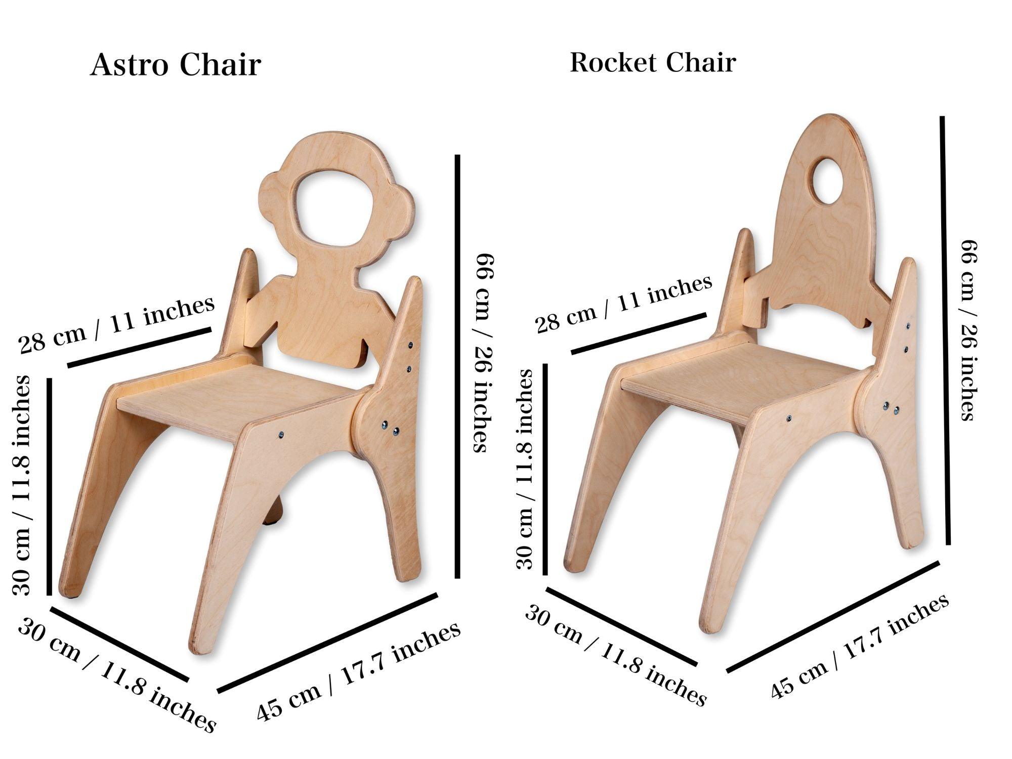 Montessori Table and Chair Set designed for children's independent learning, featuring durable materials and a comfortable design.