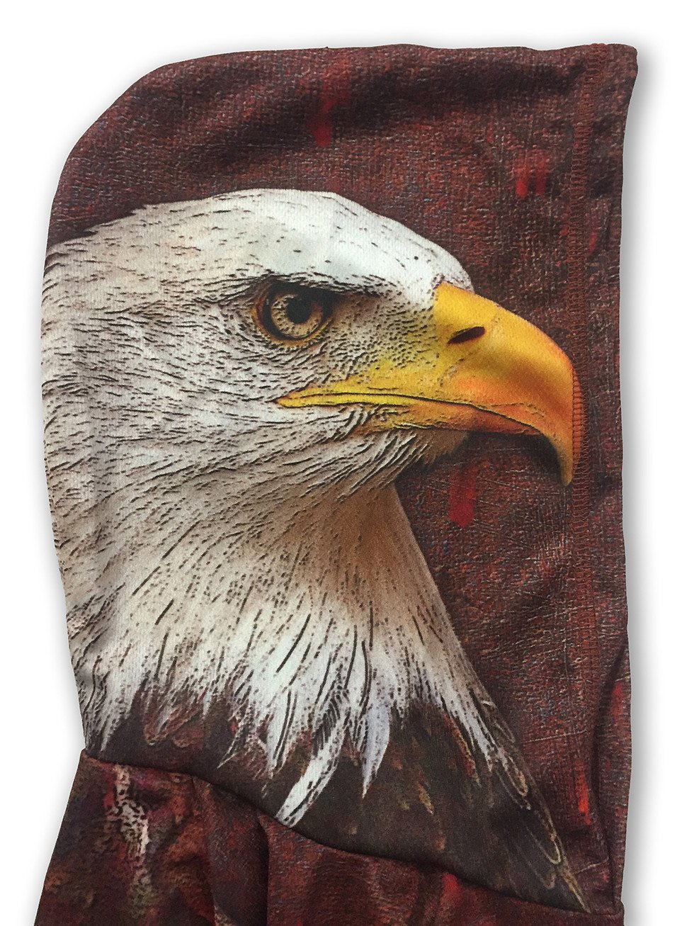 BALD EAGLE USA Hoodie Sport Shirt featuring a vibrant eagle design, made from recycled materials, perfect for outdoor activities.