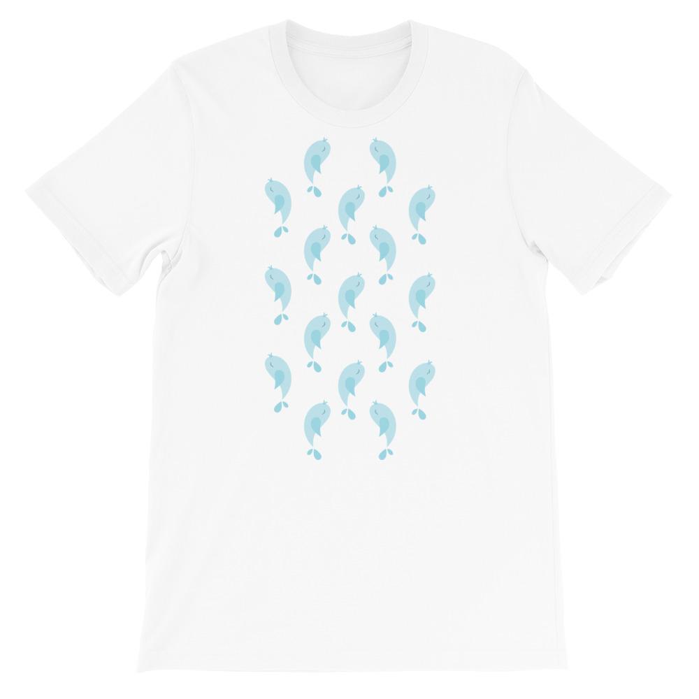 Birdie Adult Unisex T-shirt in various colors, showcasing its soft fabric and stylish design.