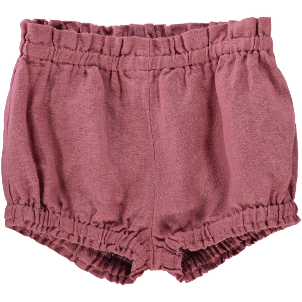 Adorable Bloomers Torre Rose made from 100% linen, featuring an elasticised waistband and legs in charming colors.