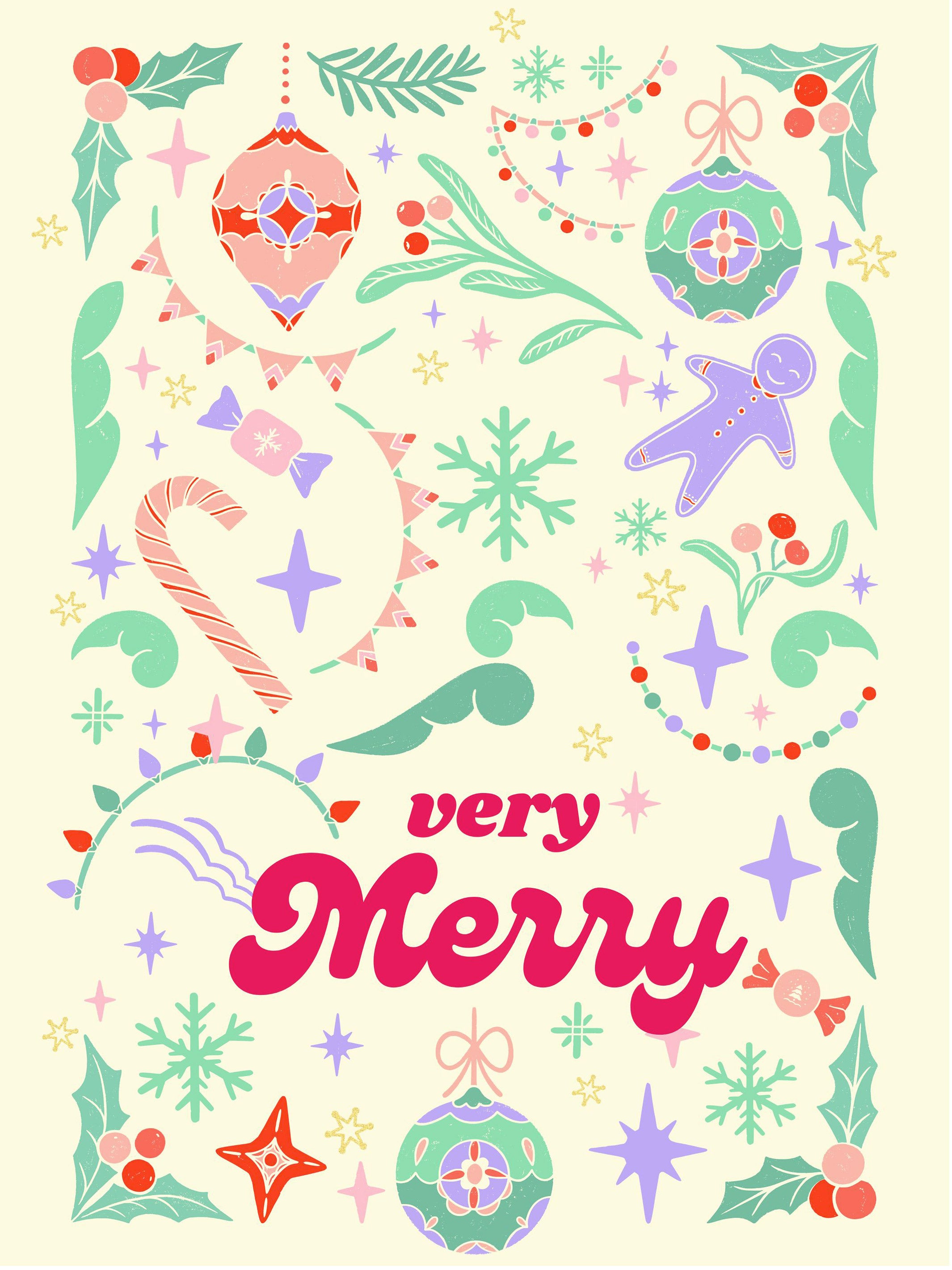 Canadian Dollar very Merry Gift Card featuring festive design and Limeapple branding.