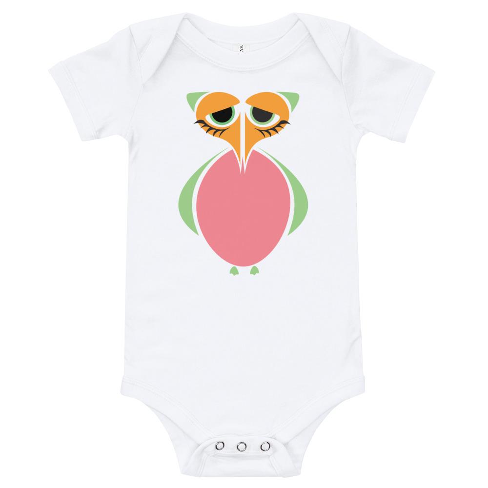 Dodo Kritter Onesie in soft cotton with snap closure and envelope neckline, perfect for babies.