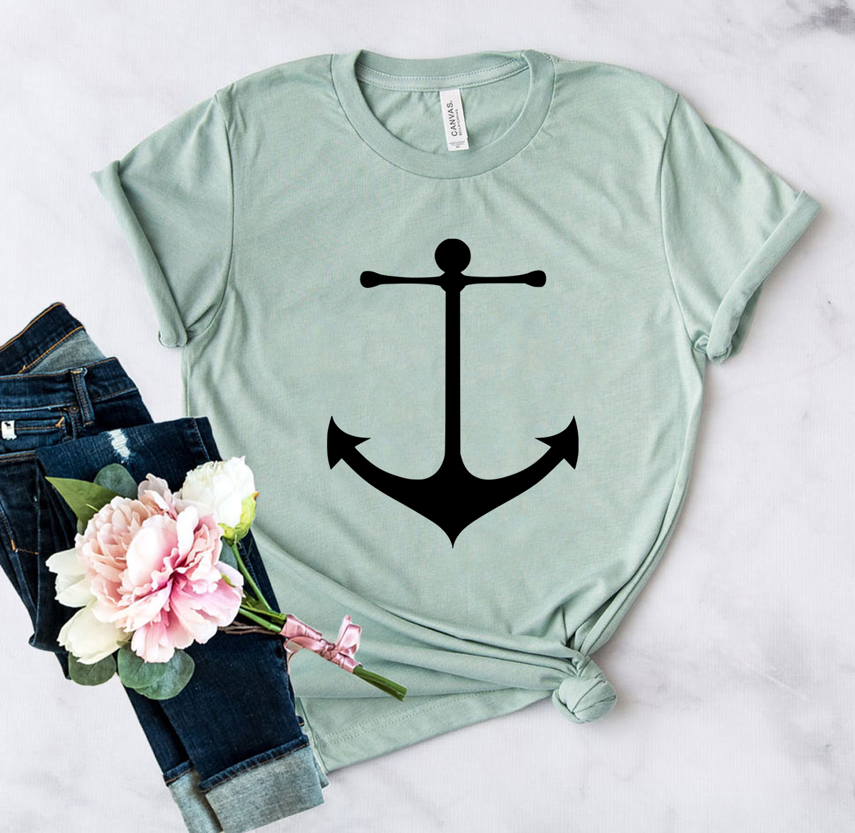 DT0158 Anchor Shirt in various colors, showcasing its comfortable fit and stylish design.