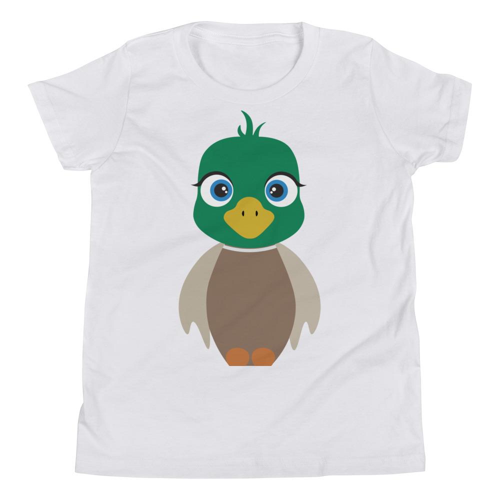 Duck Kritter Kids T-Shirt made from soft jersey cotton, featuring a relaxed unisex fit and available in various sizes.