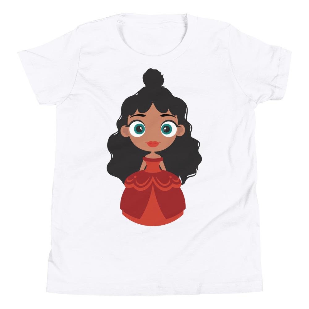 Kritter Christmas Girl Kids T-Shirt in festive design, made from soft jersey cotton, perfect for holiday celebrations.