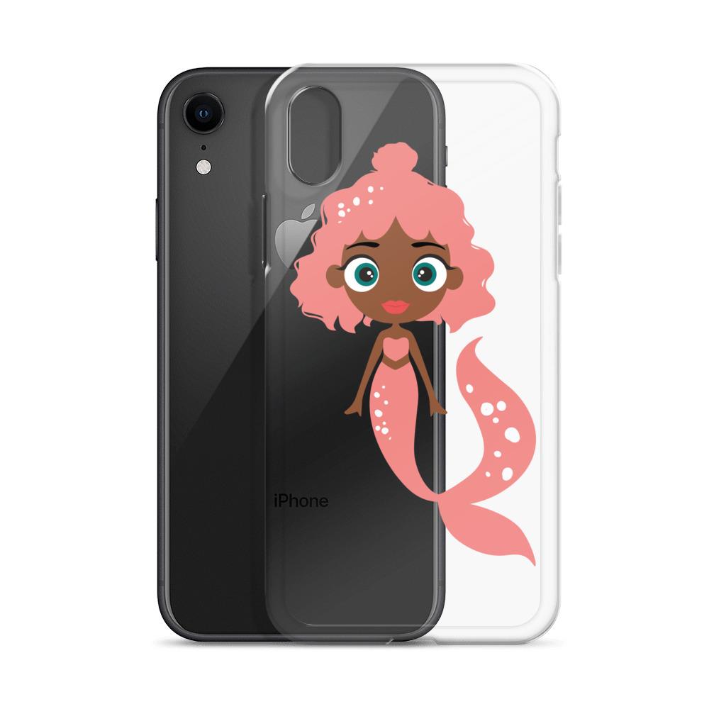 Kritter Mermaid iPhone Case featuring a vibrant mermaid design with a solid polycarbonate back and flexible TPU sides.