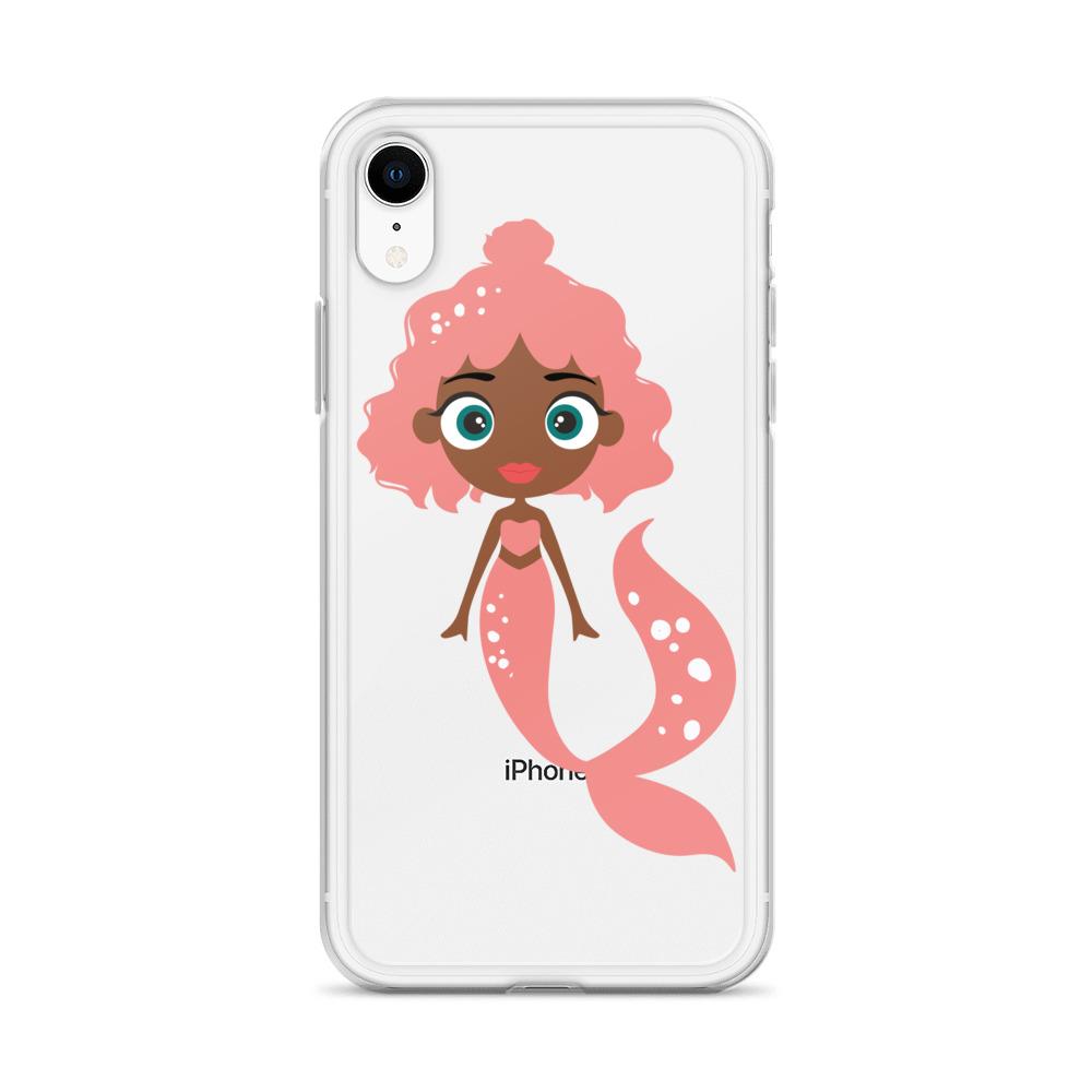 Kritter Mermaid iPhone Case featuring a vibrant mermaid design with a solid polycarbonate back and flexible TPU sides.