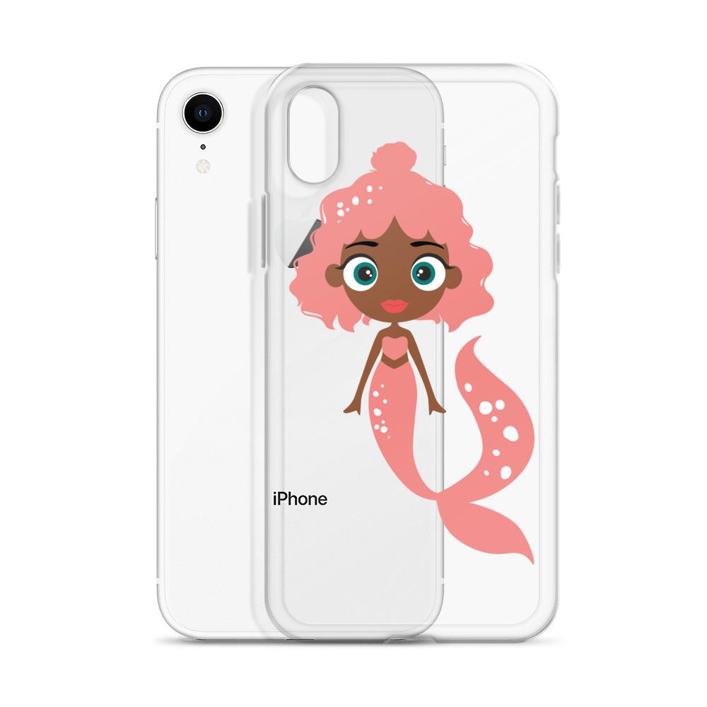 Kritter Mermaid iPhone Case featuring a vibrant mermaid design with a solid polycarbonate back and flexible TPU sides.