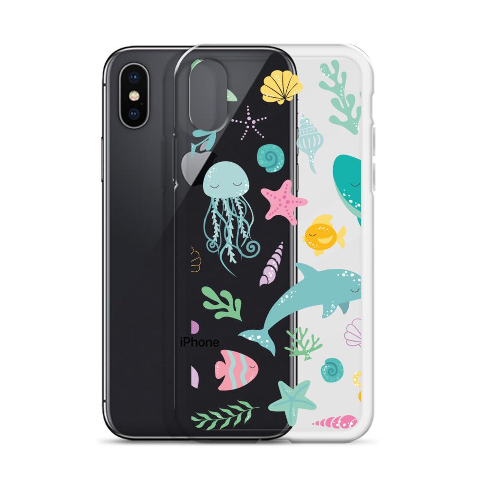 Kritter Mermaid iPhone Case featuring a vibrant mermaid design with a solid polycarbonate back and flexible TPU sides.