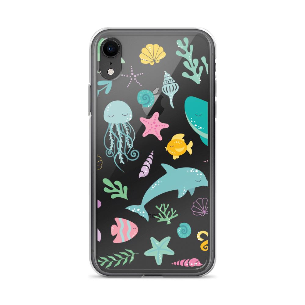 Kritter Mermaid iPhone Case featuring a vibrant mermaid design with a solid polycarbonate back and flexible TPU sides.