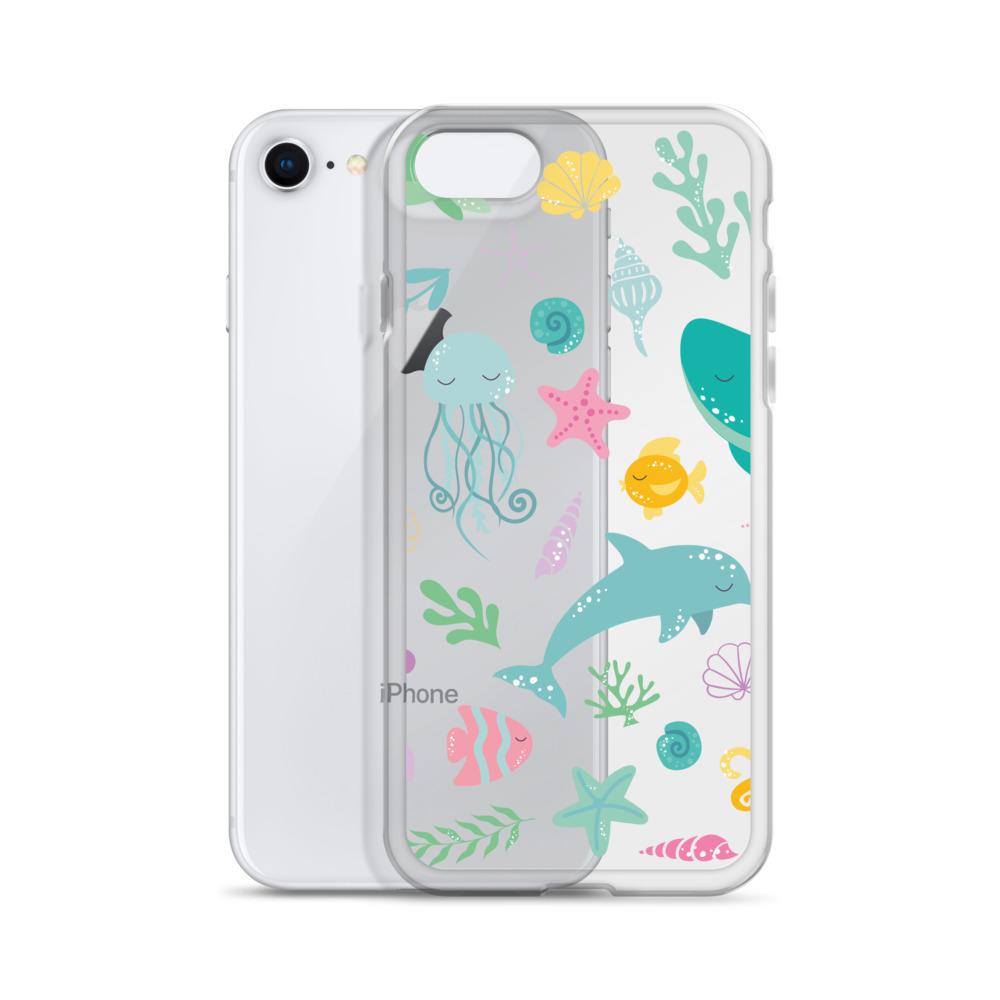 Kritter Mermaid iPhone Case featuring a vibrant mermaid design with a solid polycarbonate back and flexible TPU sides.