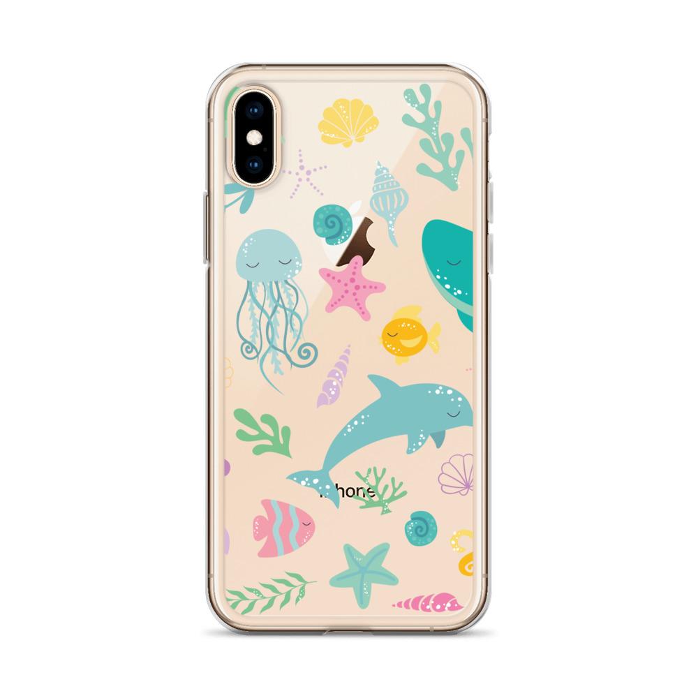 Kritter Mermaid iPhone Case featuring a vibrant mermaid design with a solid polycarbonate back and flexible TPU sides.