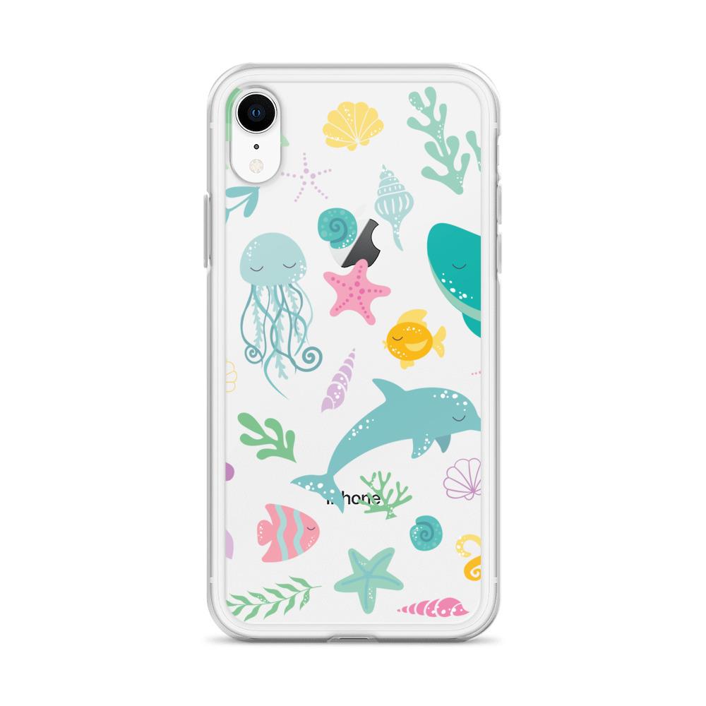 Kritter Mermaid iPhone Case featuring a vibrant mermaid design with a solid polycarbonate back and flexible TPU sides.