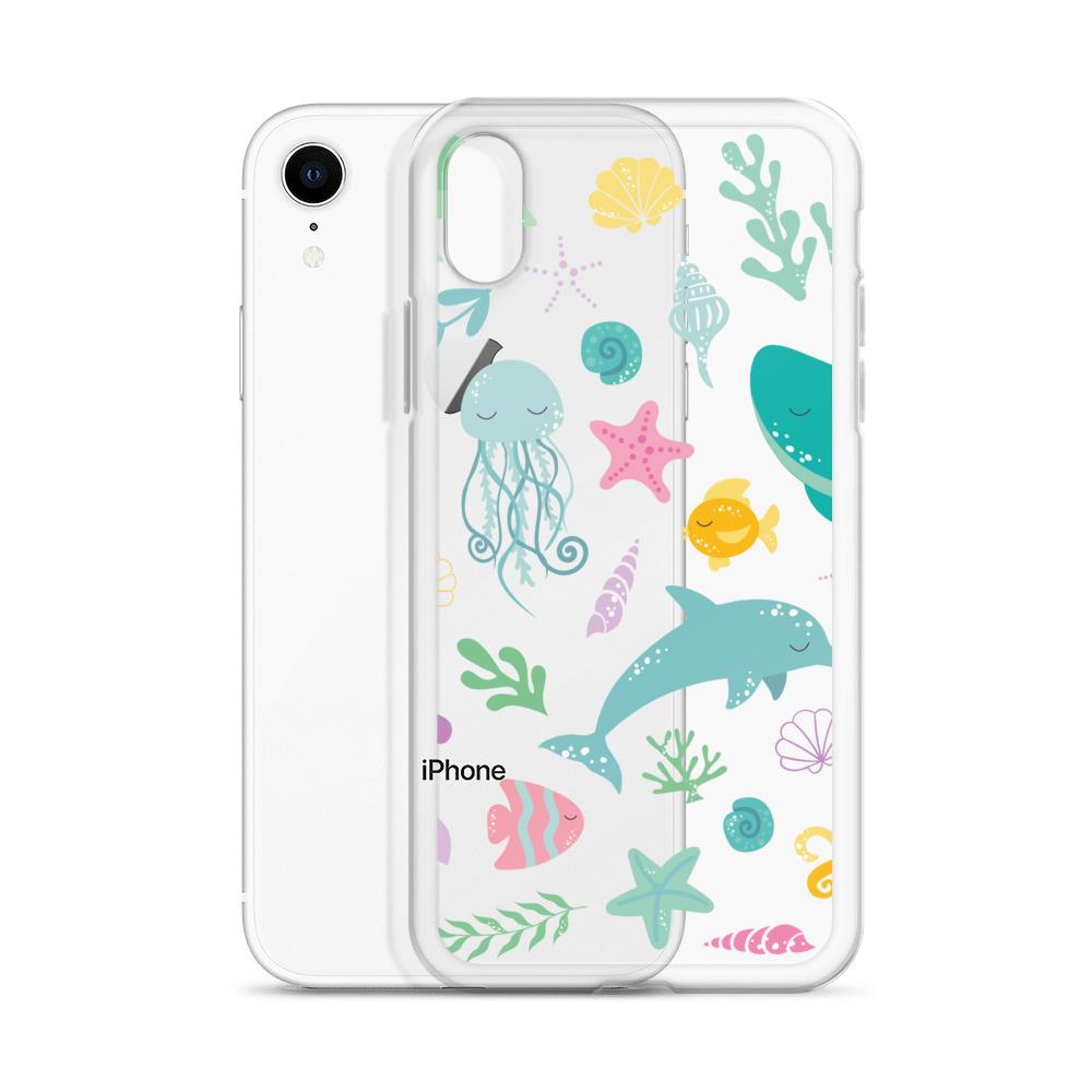 Kritter Mermaid iPhone Case featuring a vibrant mermaid design with a solid polycarbonate back and flexible TPU sides.