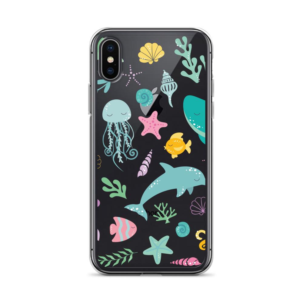 Kritter Mermaid iPhone Case featuring a vibrant mermaid design with a solid polycarbonate back and flexible TPU sides.