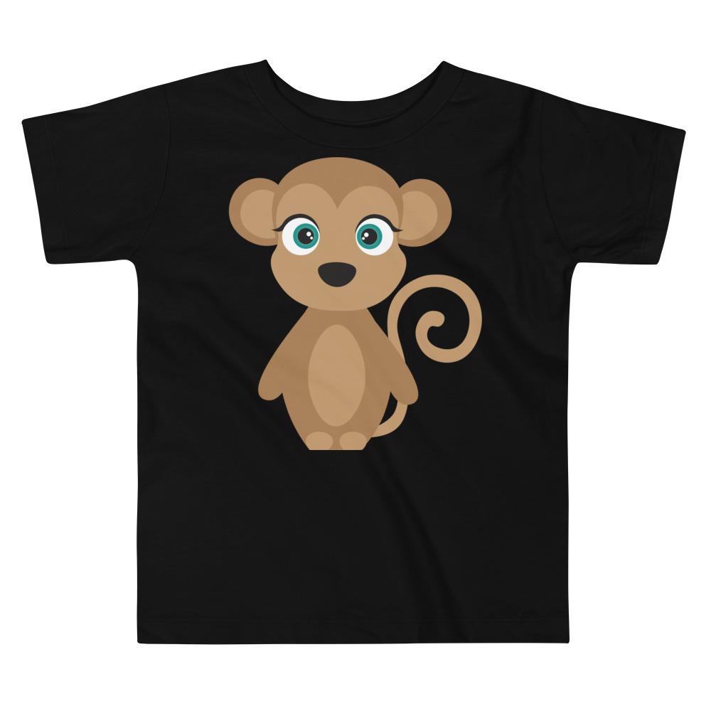 Monkey Kritter Toddler T-shirt in soft cotton with a playful monkey design, perfect for young children.