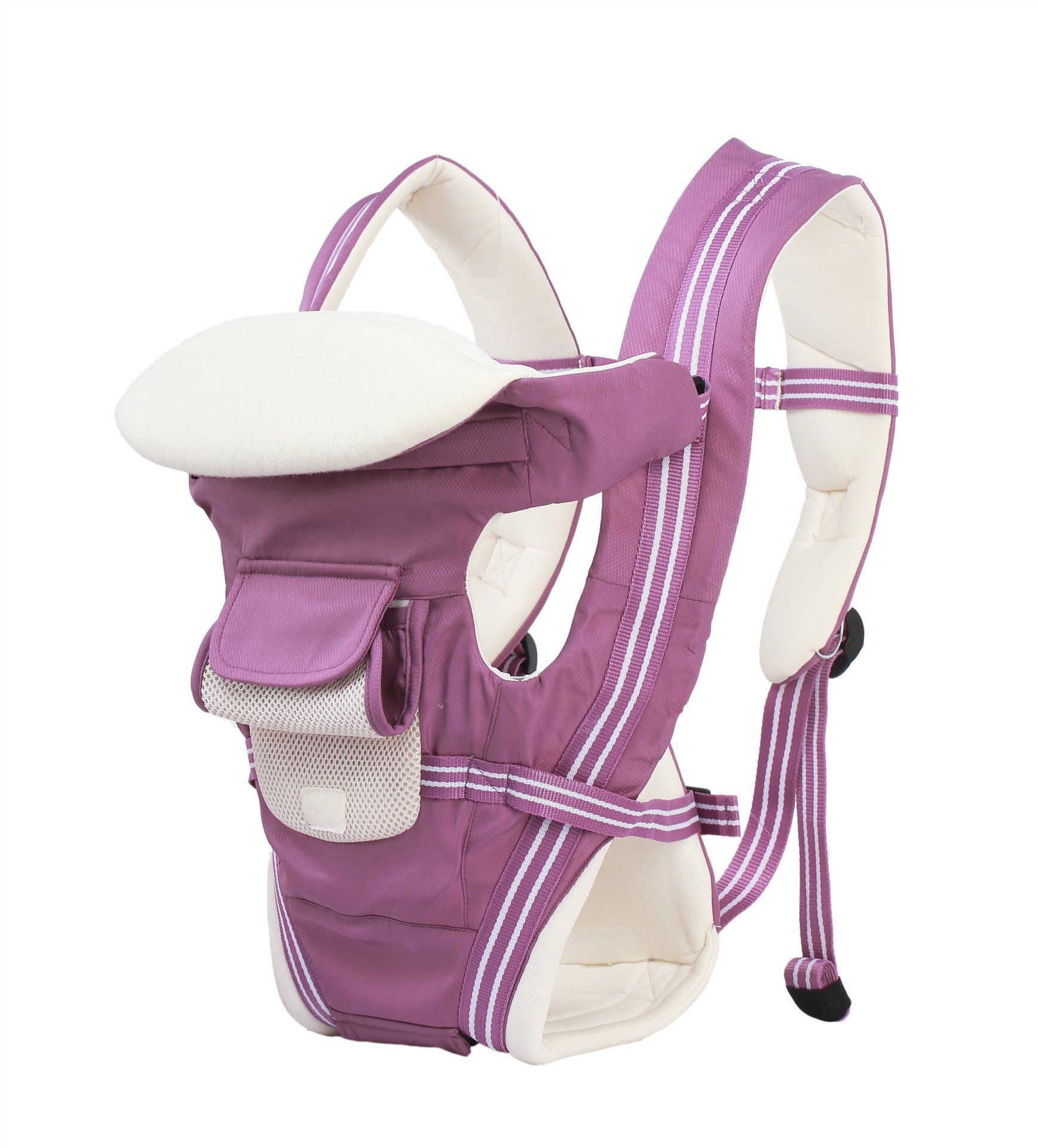 Breathable Multifunctional Baby Strap Waist Stool designed for comfort and safety, featuring adjustable straps and a diamond lattice cloth structure.