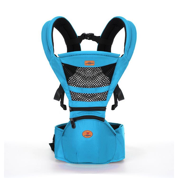 High Quality Multifunctional Waist Stool Baby Carrier made from organic cotton, designed for comfort and safety for babies up to 36 months.