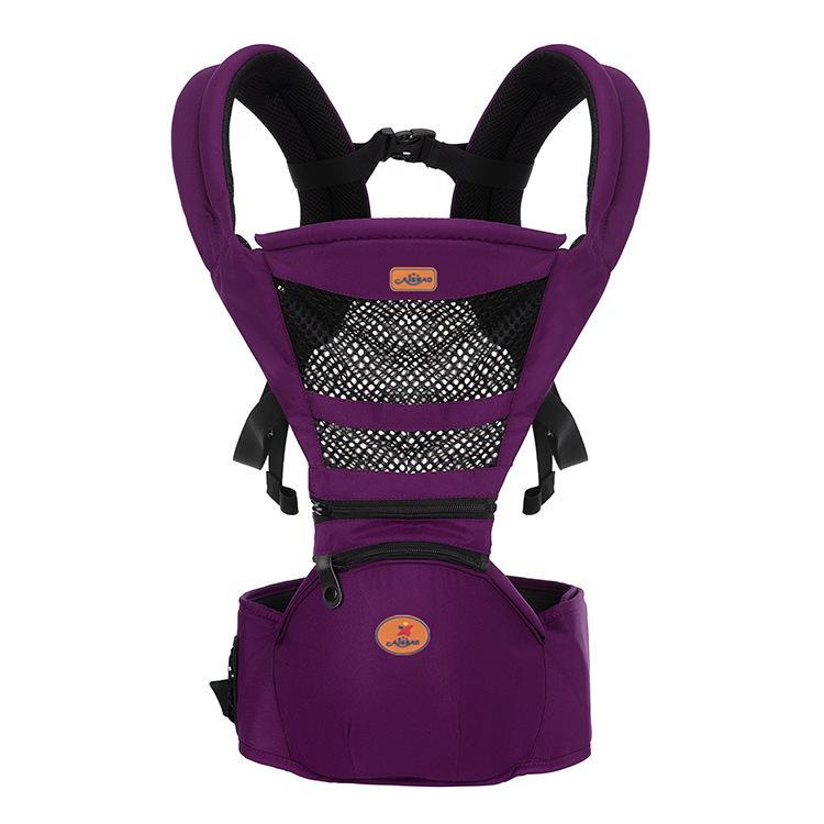 High Quality Multifunctional Waist Stool Baby Carrier made from organic cotton, designed for comfort and safety for babies up to 36 months.