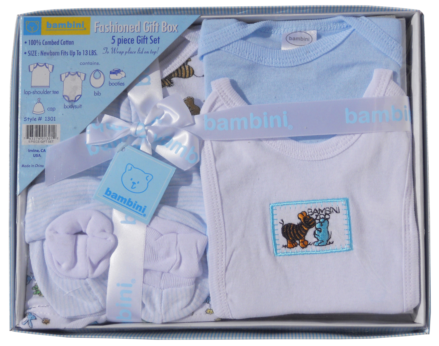 Newborn baby clothing gift set.