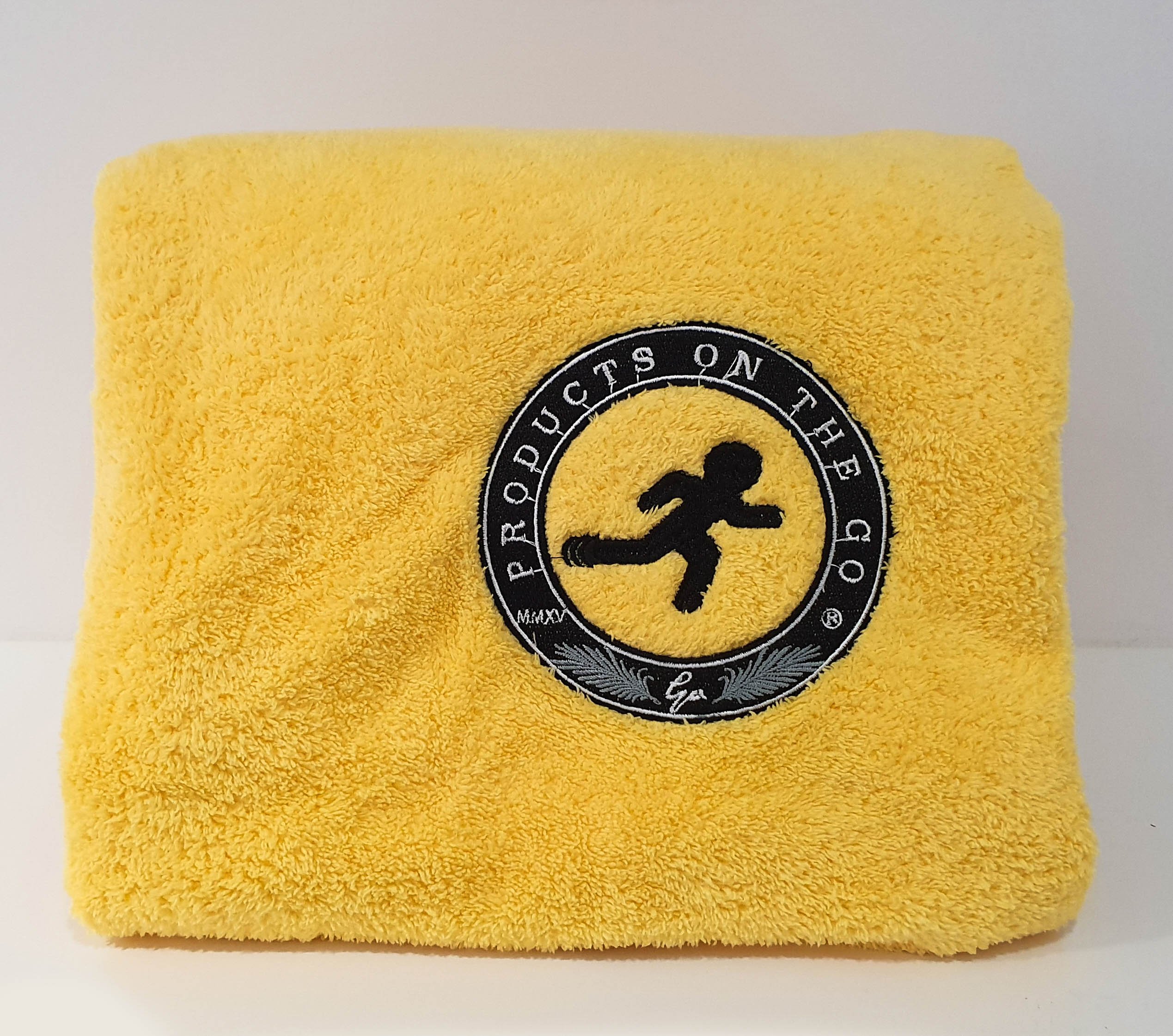 A soft and luxurious baby towel made from 100% cotton fleece, perfect for drying and keeping babies warm.