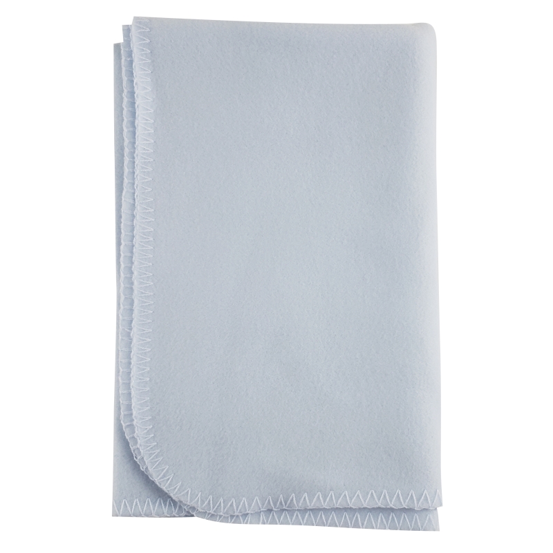 Bambini Blue Polarfleece Blanket, soft cotton flannel, perfect for babies.