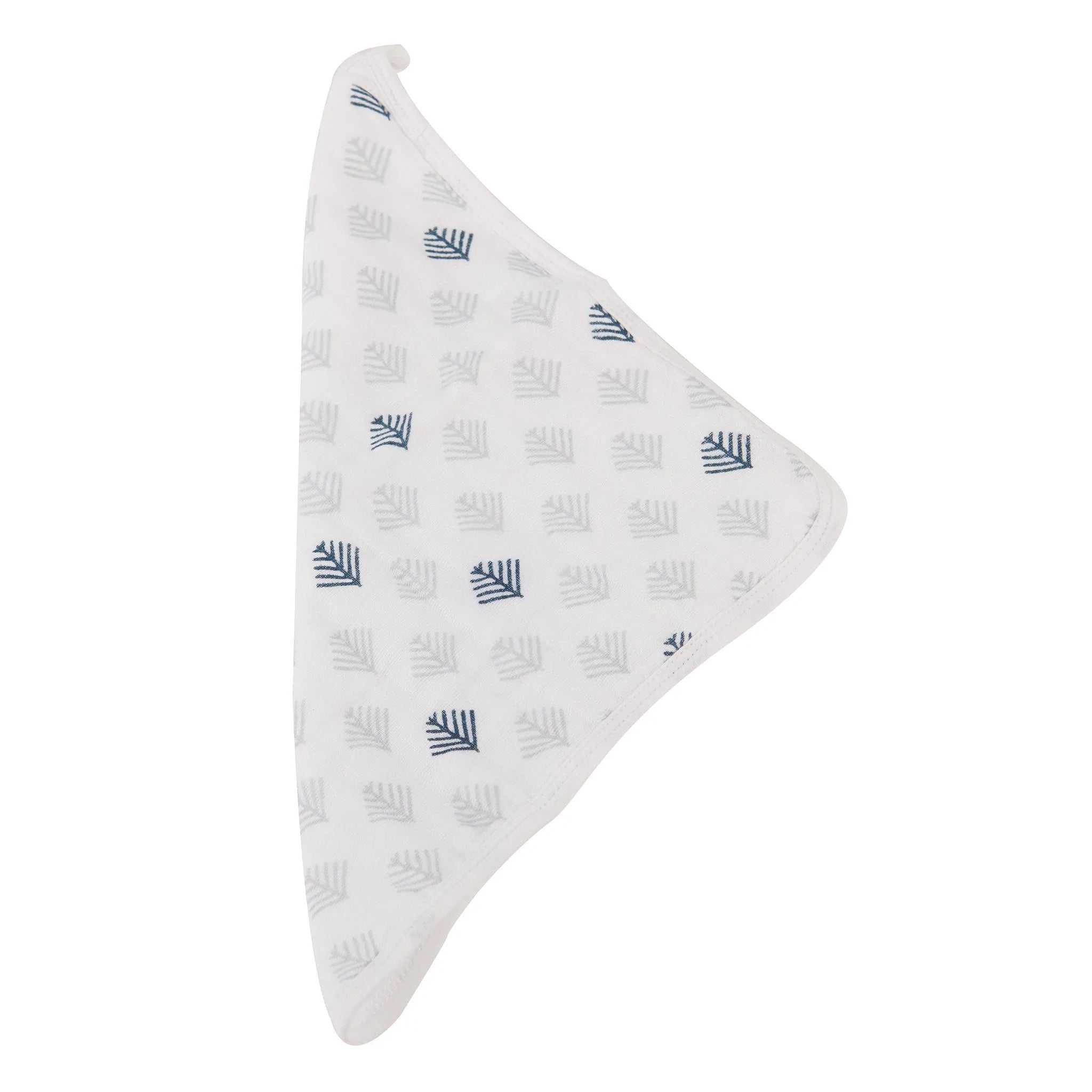 Blue Deer Cotton Washcloth Set 3PK featuring colorful prints and attached loops for drying.