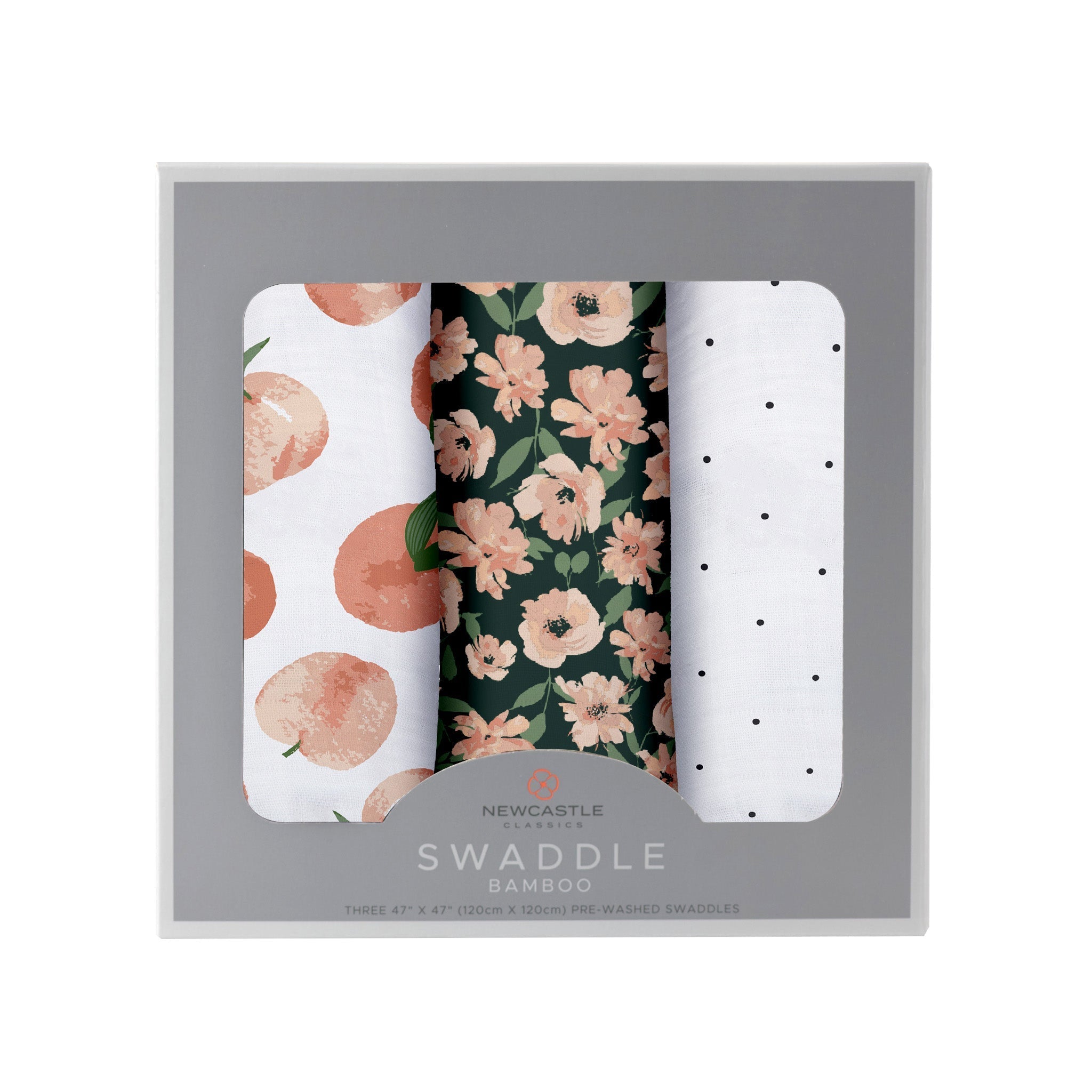 Canyon Sunset Bamboo Swaddle 3 Pack featuring soft, breathable muslin fabric in beautiful sunset colors, perfect for versatile baby care.