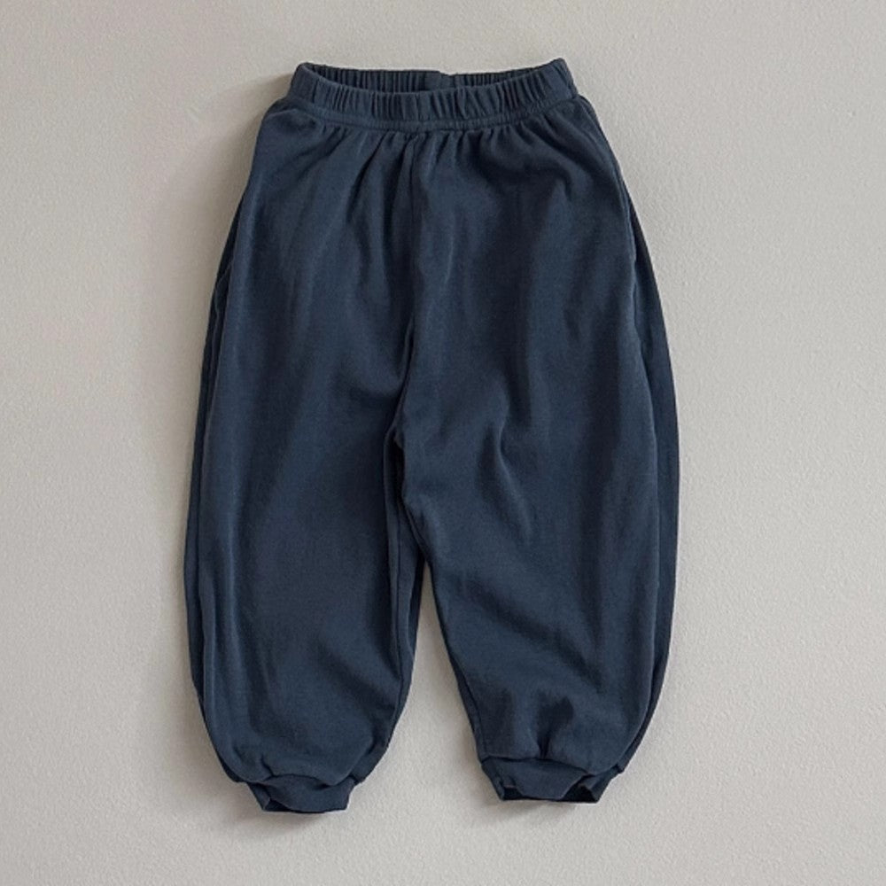 Children's summer unisex solid color breathable pants in various colors, perfect for casual wear.