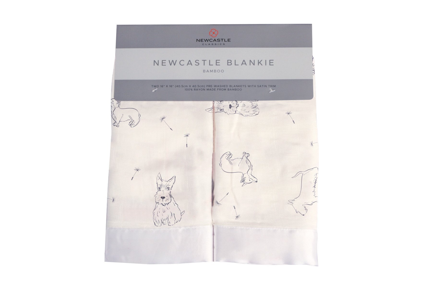 Corgi Bamboo Muslin Security Baby Blankie, soft and cuddly, perfect for babies to snuggle and carry.