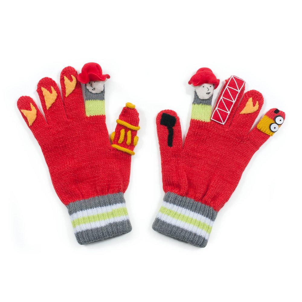 Kidorable Fireman Gloves for kids, featuring vibrant colors and playful fireman designs, perfect for imaginative play.