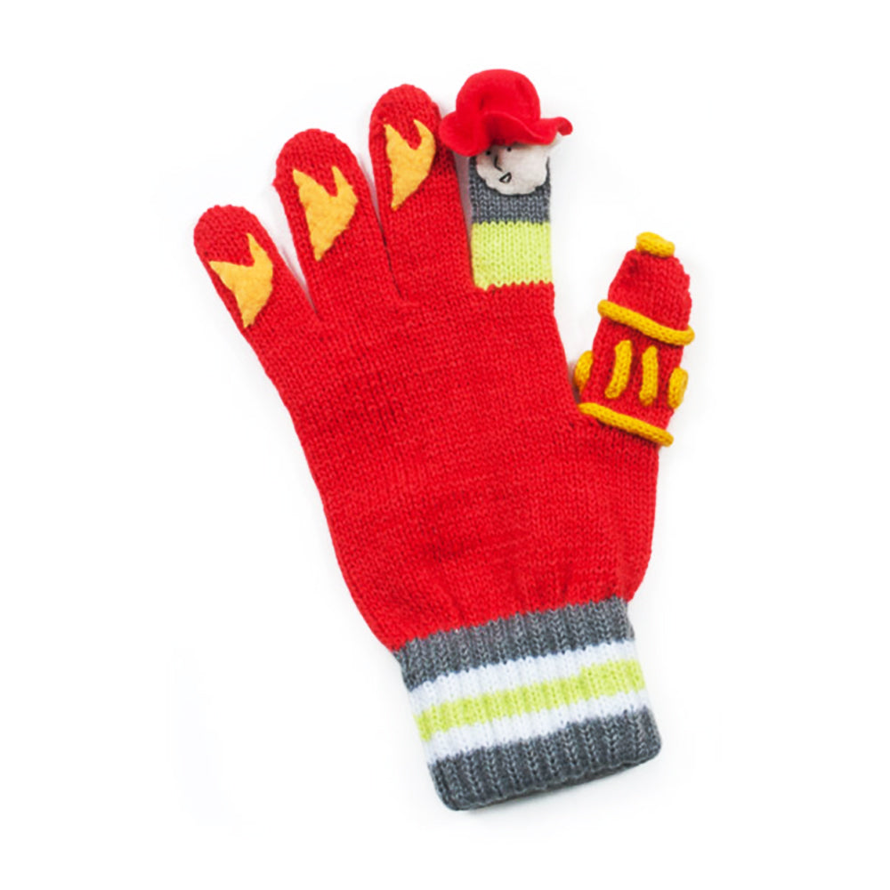 Kidorable Fireman Gloves for kids, featuring vibrant colors and playful fireman designs, perfect for imaginative play.