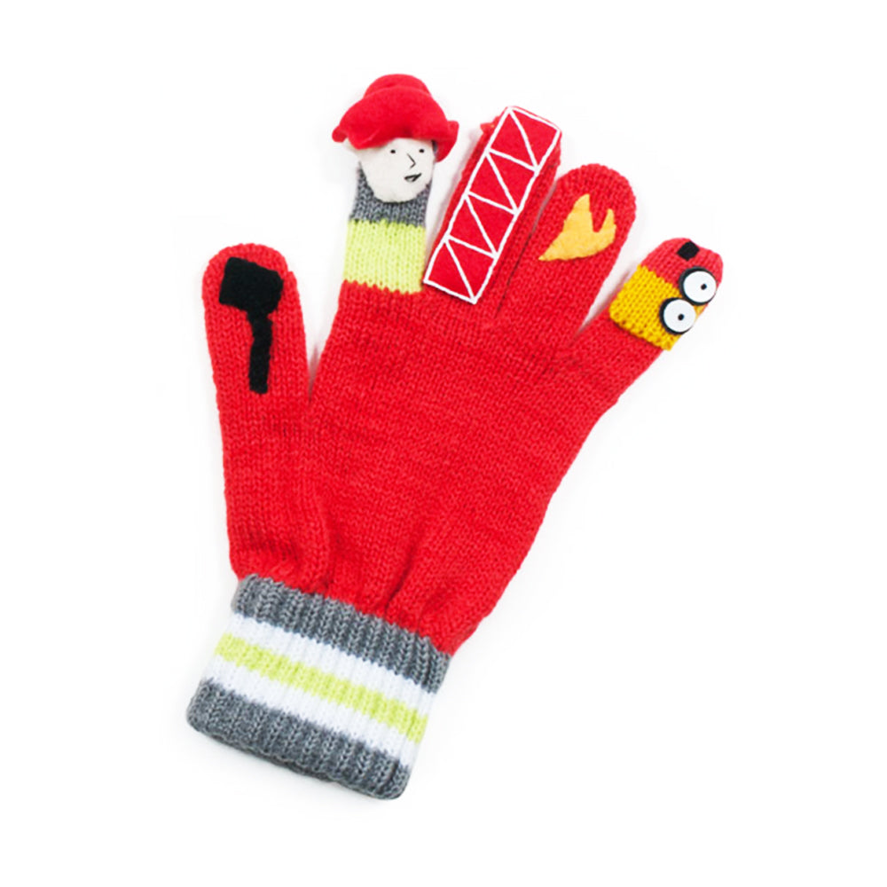 Kidorable Fireman Gloves for kids, featuring vibrant colors and playful fireman designs, perfect for imaginative play.