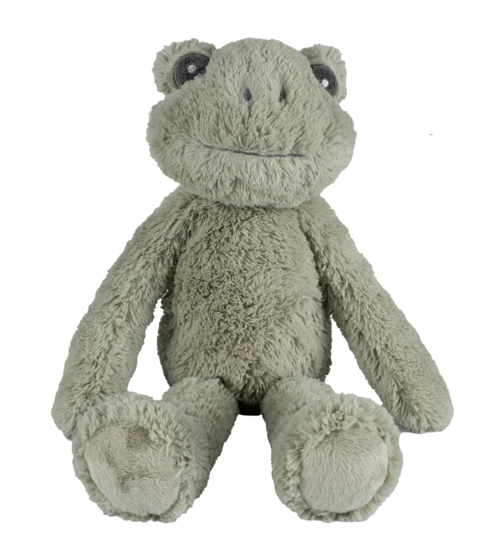 Frog Flex no. 2 plush toy by Happy Horse, soft green frog with a friendly expression, perfect for cuddling.