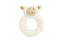 Lammy Plush Rattle by Happy Horse, soft and cuddly with cheerful sound, perfect for babies.