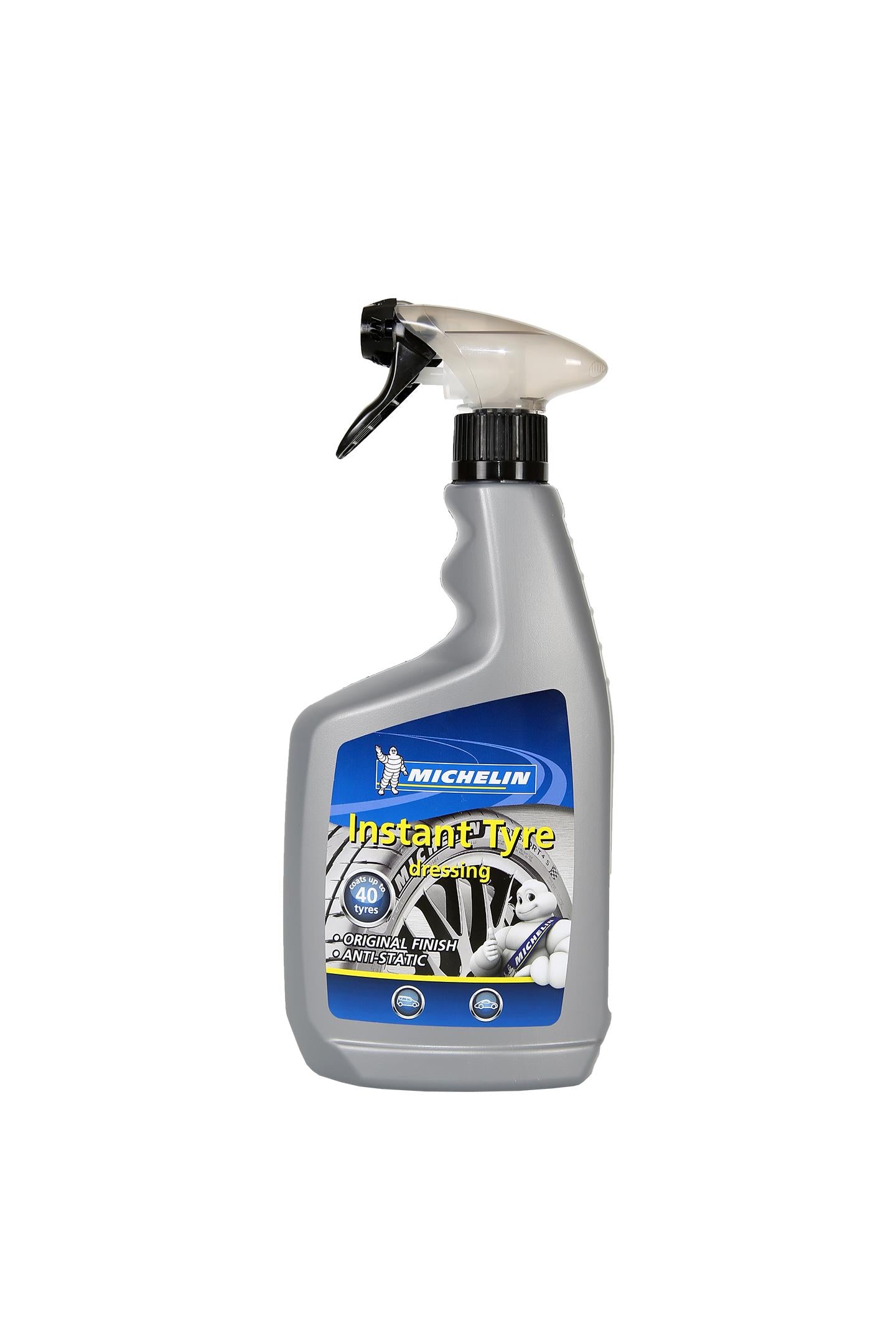 Michelin Mc31371 650 ml Reifenglanzspray in einer Spraydose, ideal zur Reinigung und Pflege von Fahrzeugreifen.