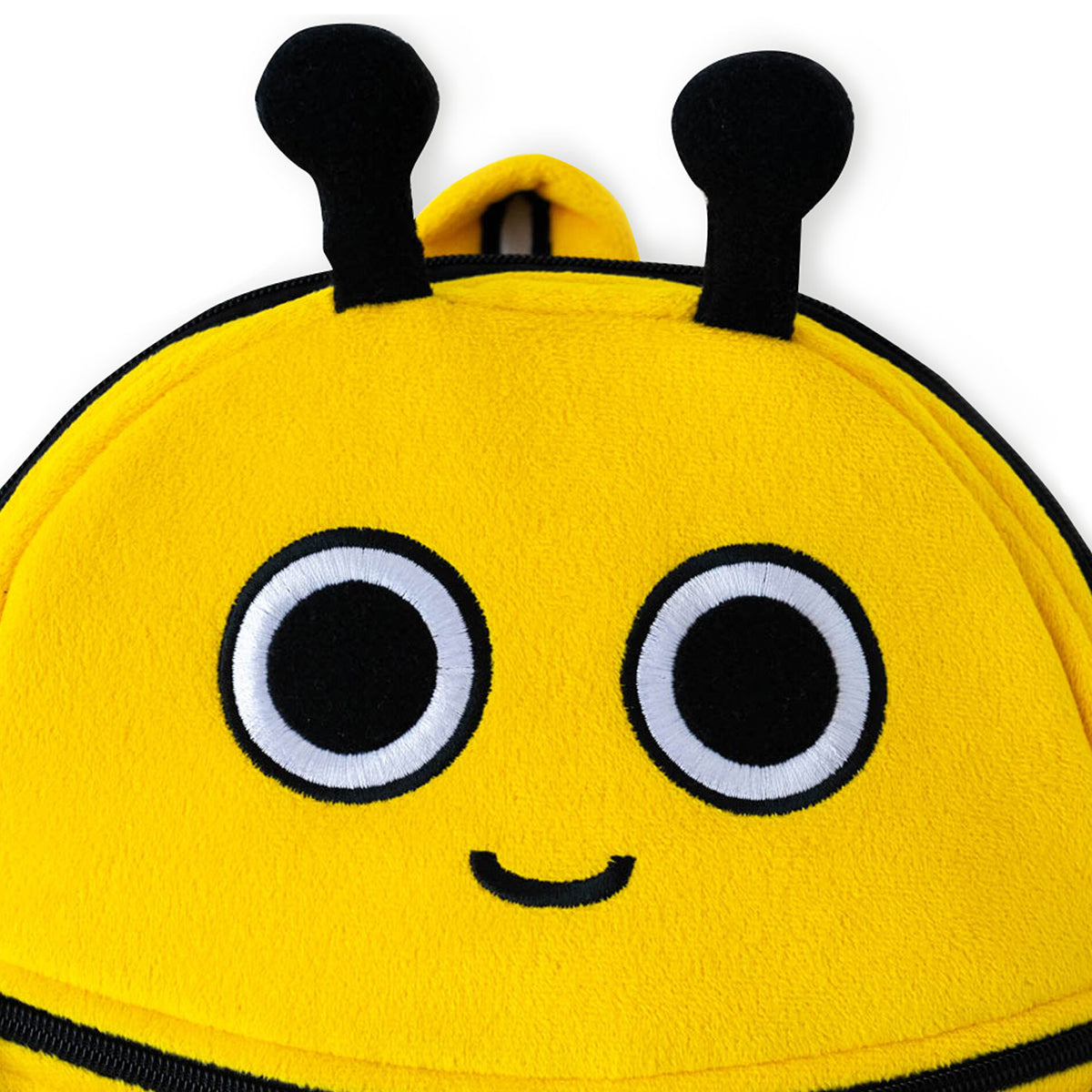 Milk&Moo Buzzy Bee Kinder Rucksack in gelber Farbe mit süßem Buzzy Bee Design, ideal für Kleinkinder.