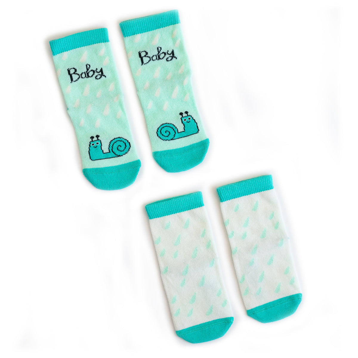 Milk&Moo Cacha Frog und Baby Sangaloz Socken Set für Babys, 4-teilig, mit rutschfesten Sohlen, ideal für aktive Kleinkinder.