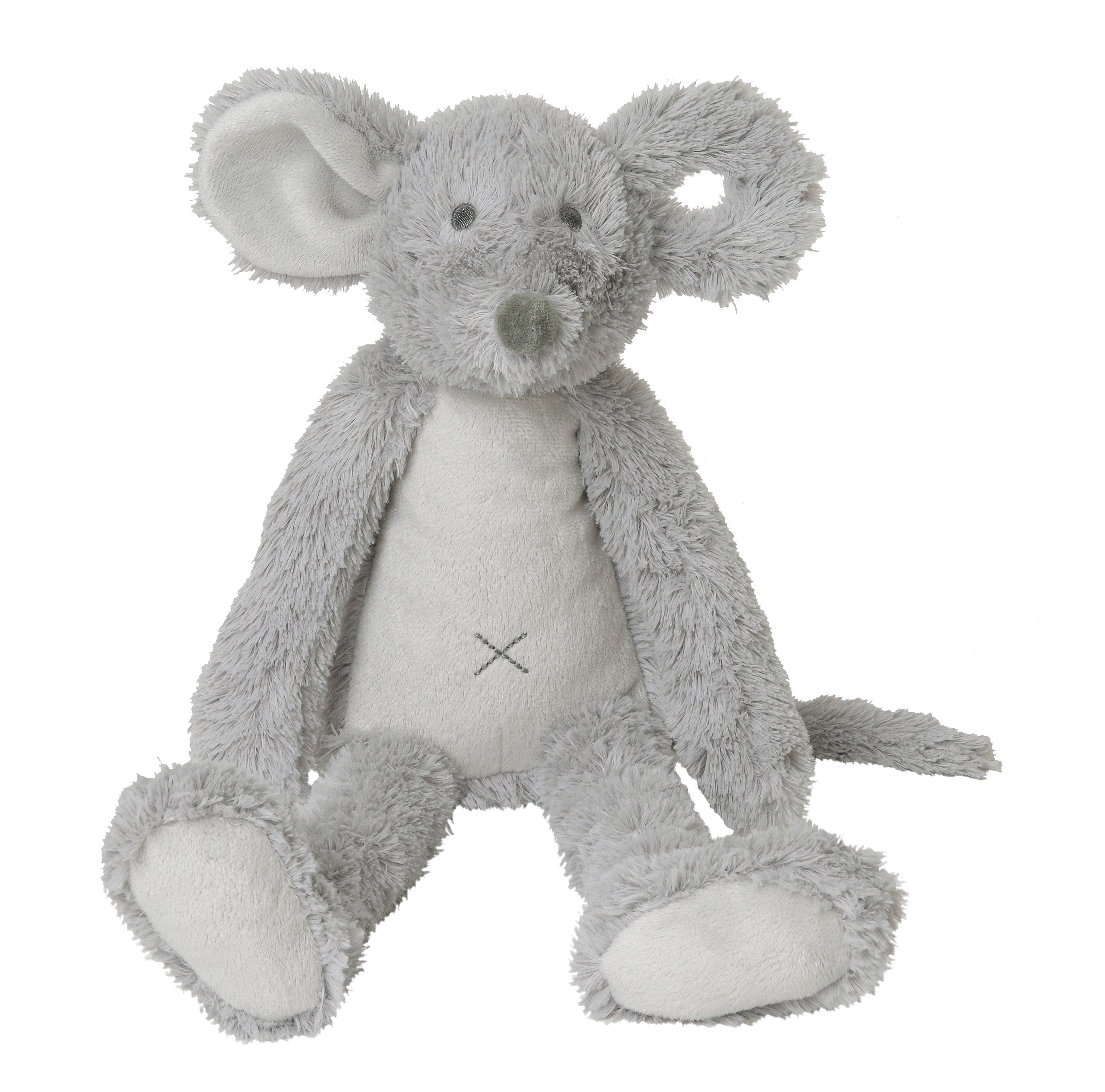 Soft plush Mouse Mindy no. 2 by Happy Horse, featuring a hole in her ear for easy carrying.