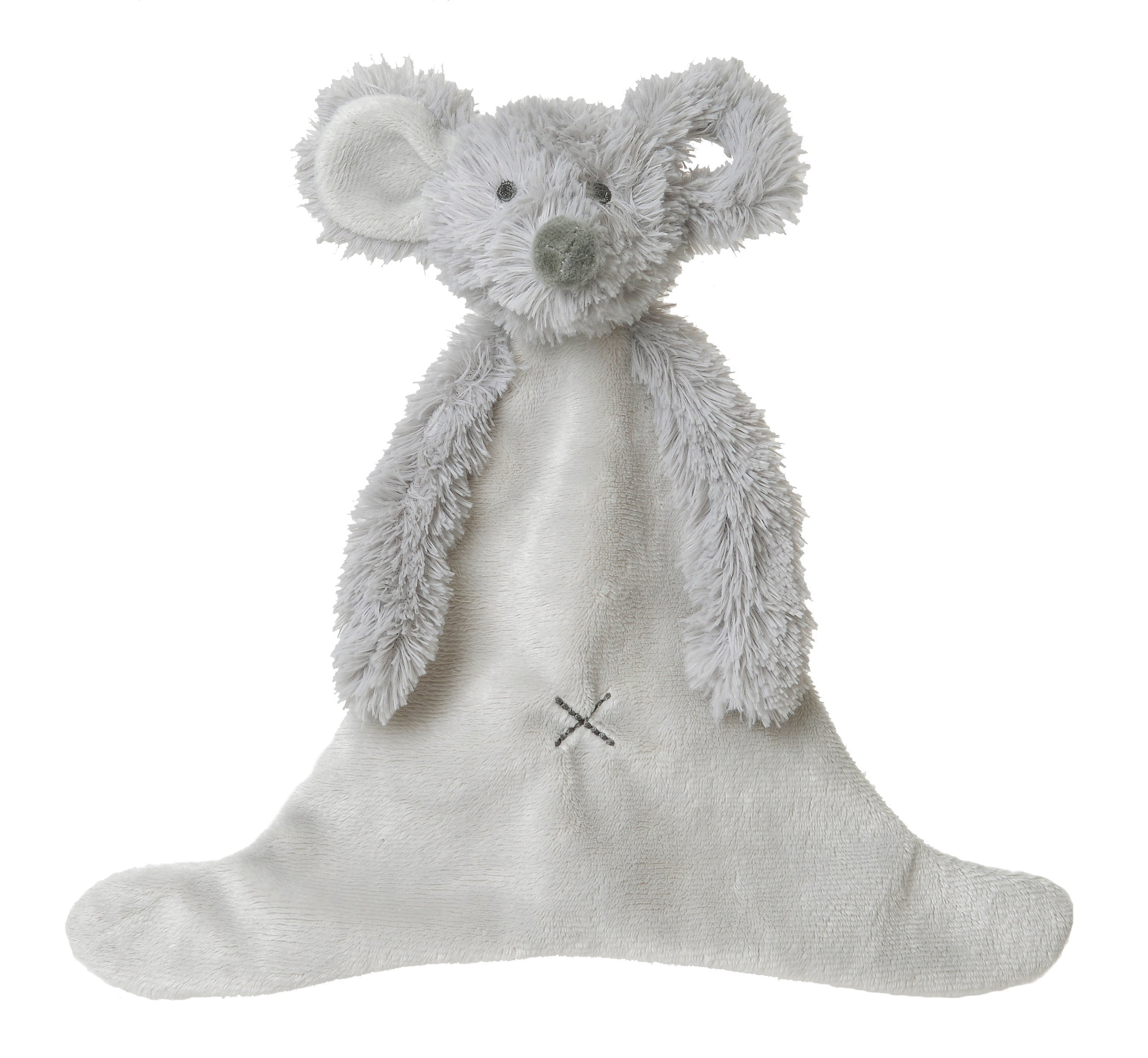 Soft plush Mouse Mindy Tuttle by Happy Horse, featuring a loop in her ear for easy carrying.