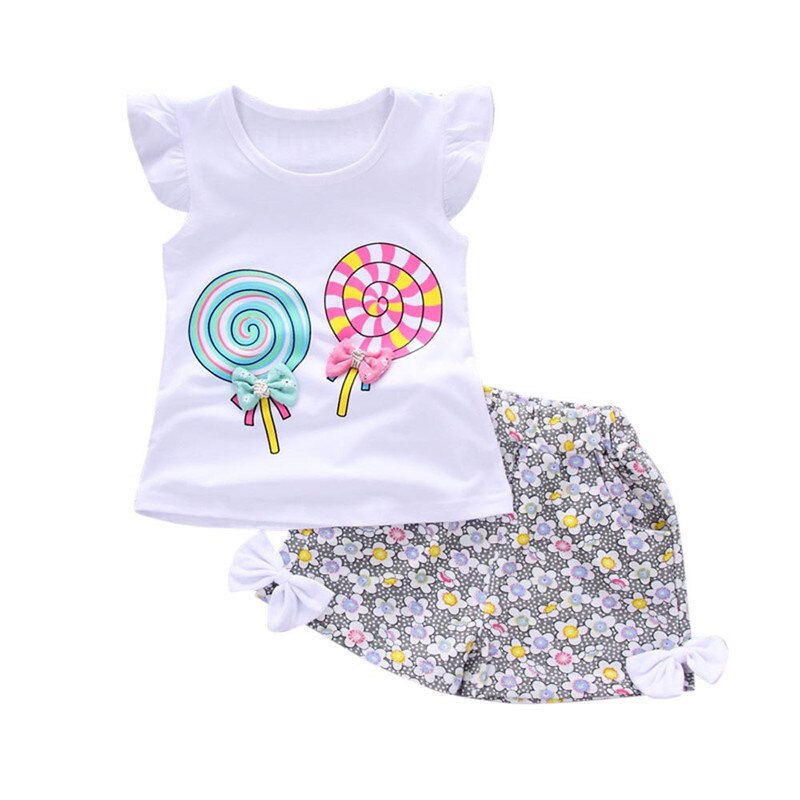 Children's lollipop-themed outfit set.