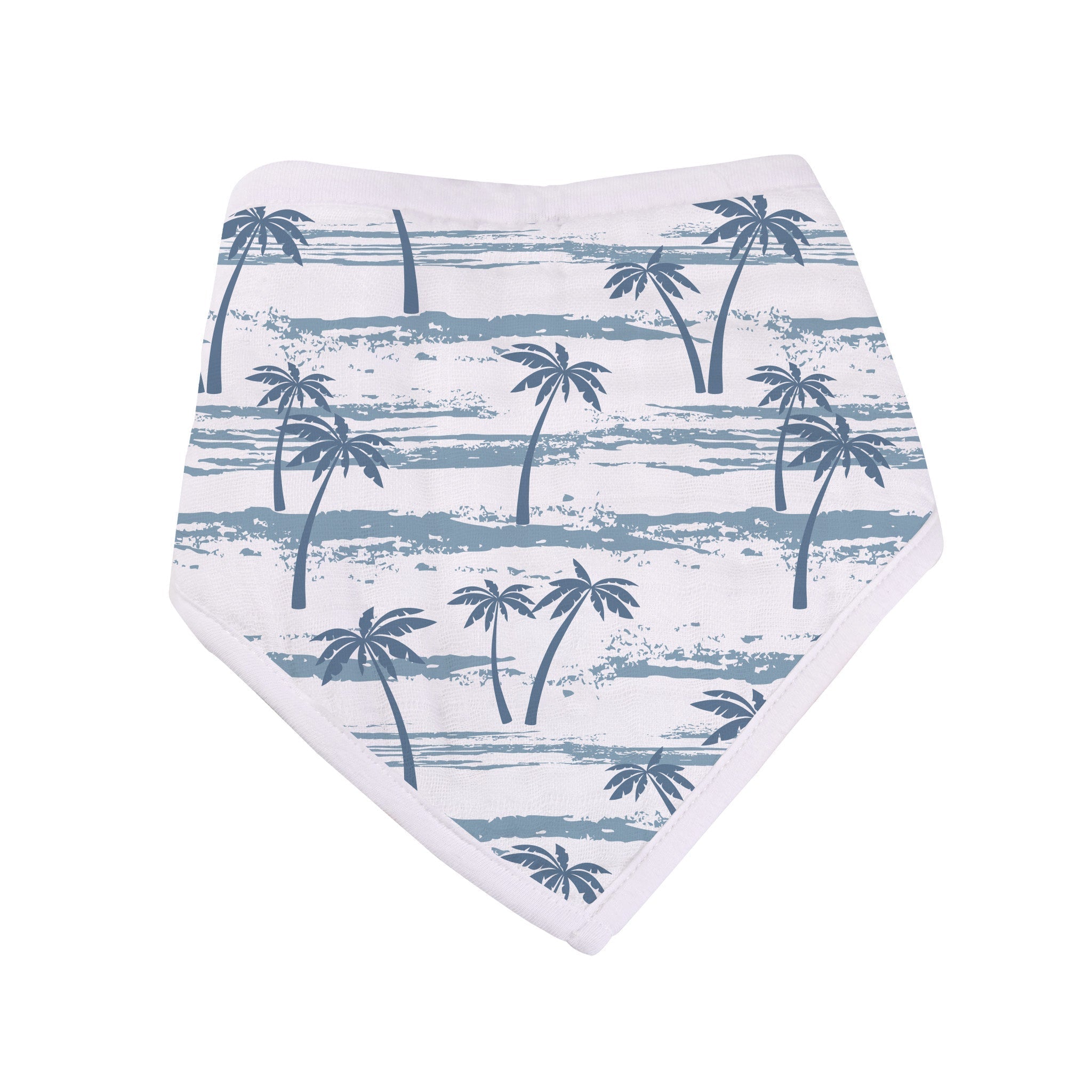 Ocean Tides Bamboo Bandana Bibs 3PK featuring soft bamboo muslin fabric, stylish bandana design, and snap closures for a perfect fit.