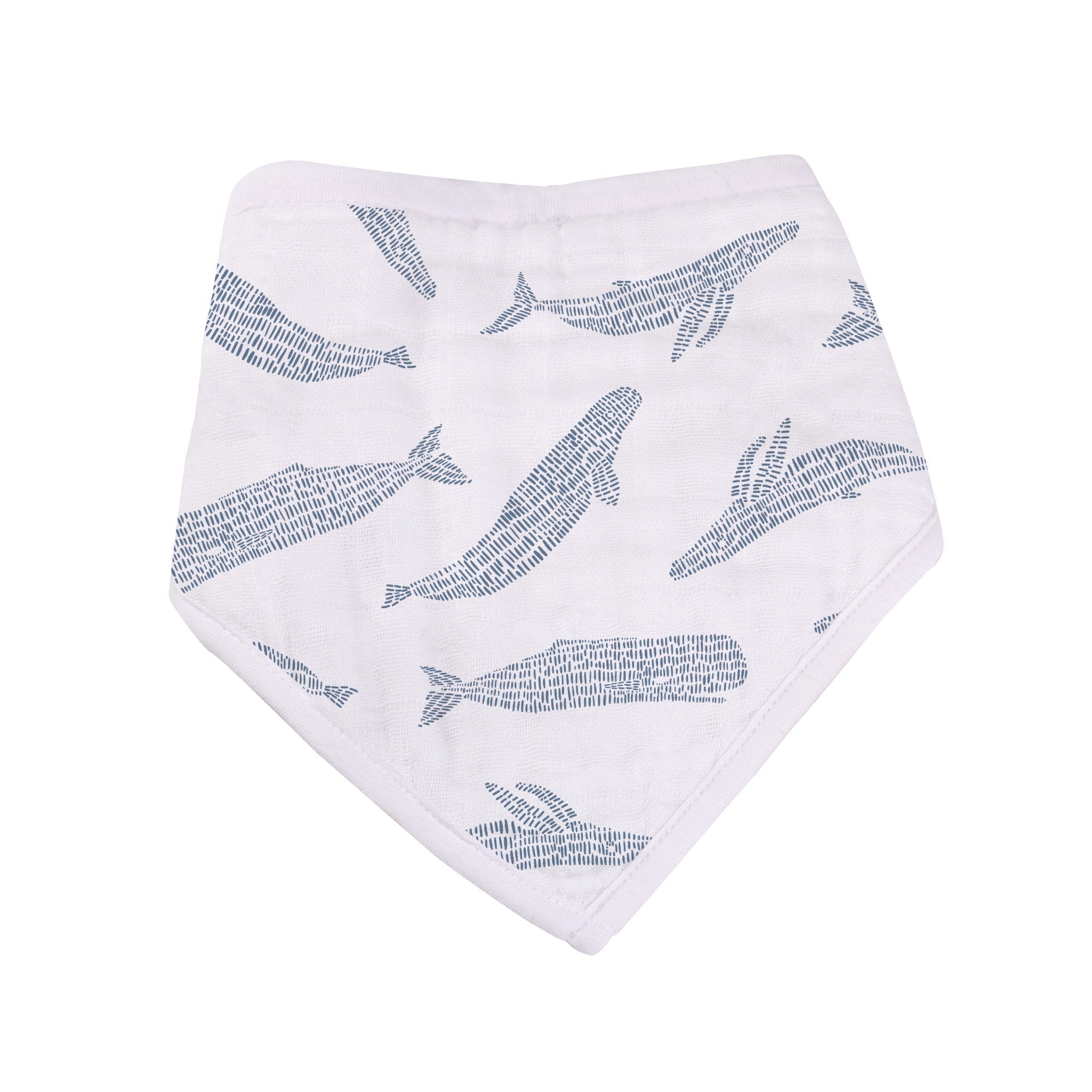 Ocean Tides Bamboo Bandana Bibs 3PK featuring soft bamboo muslin fabric, stylish bandana design, and snap closures for a perfect fit.